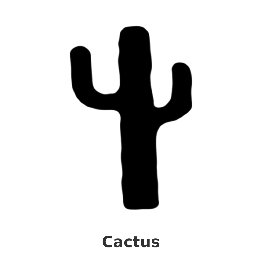 Cactus design silhouette – Arched Welcome Sign (photo coming soon)