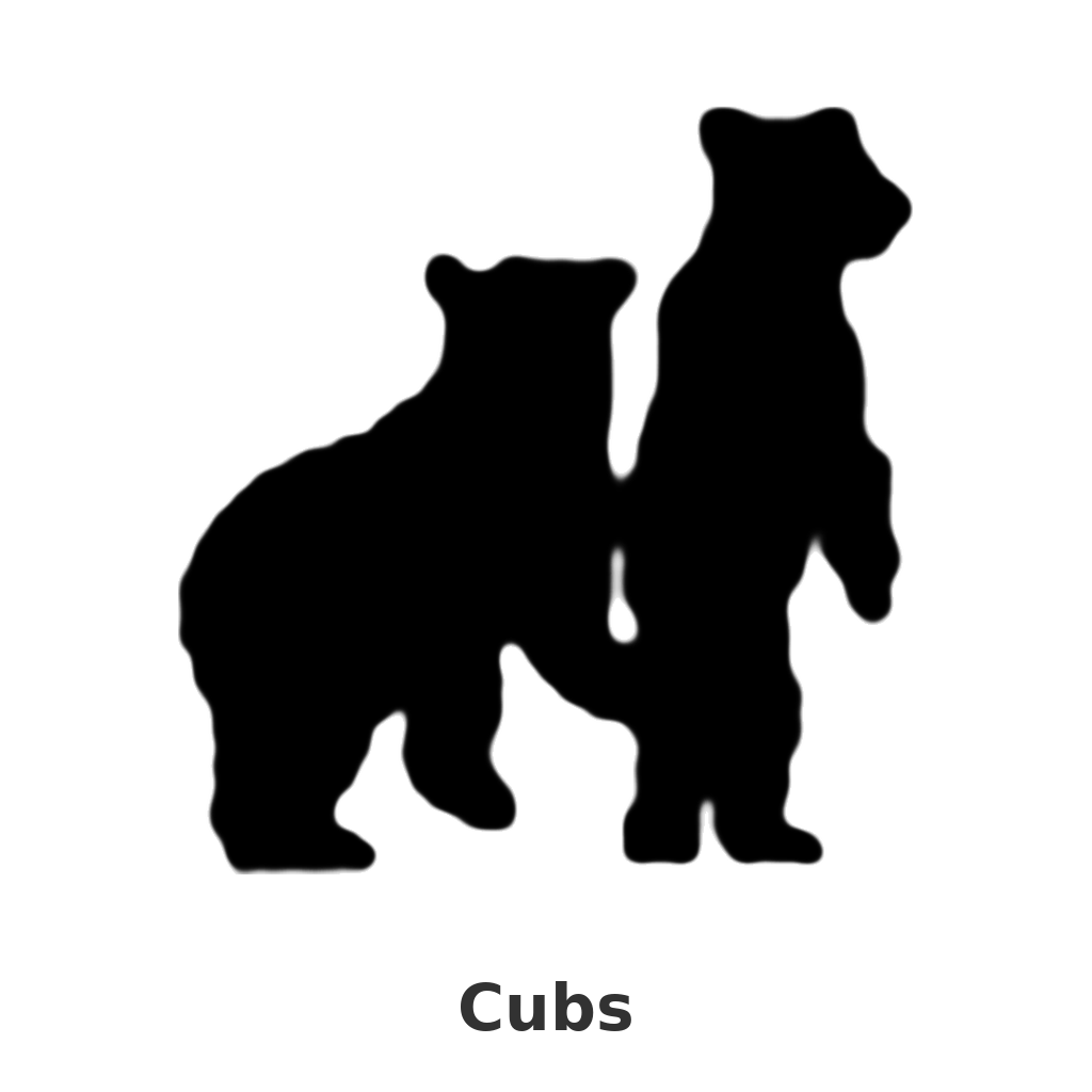 Cubs design silhouette – Arched Welcome Sign (photo coming soon)