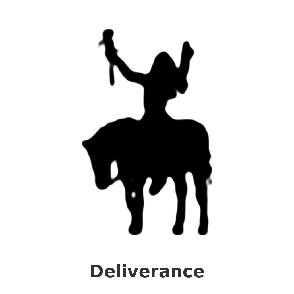 Deliverance design silhouette – Arched Welcome Sign (photo coming soon)
