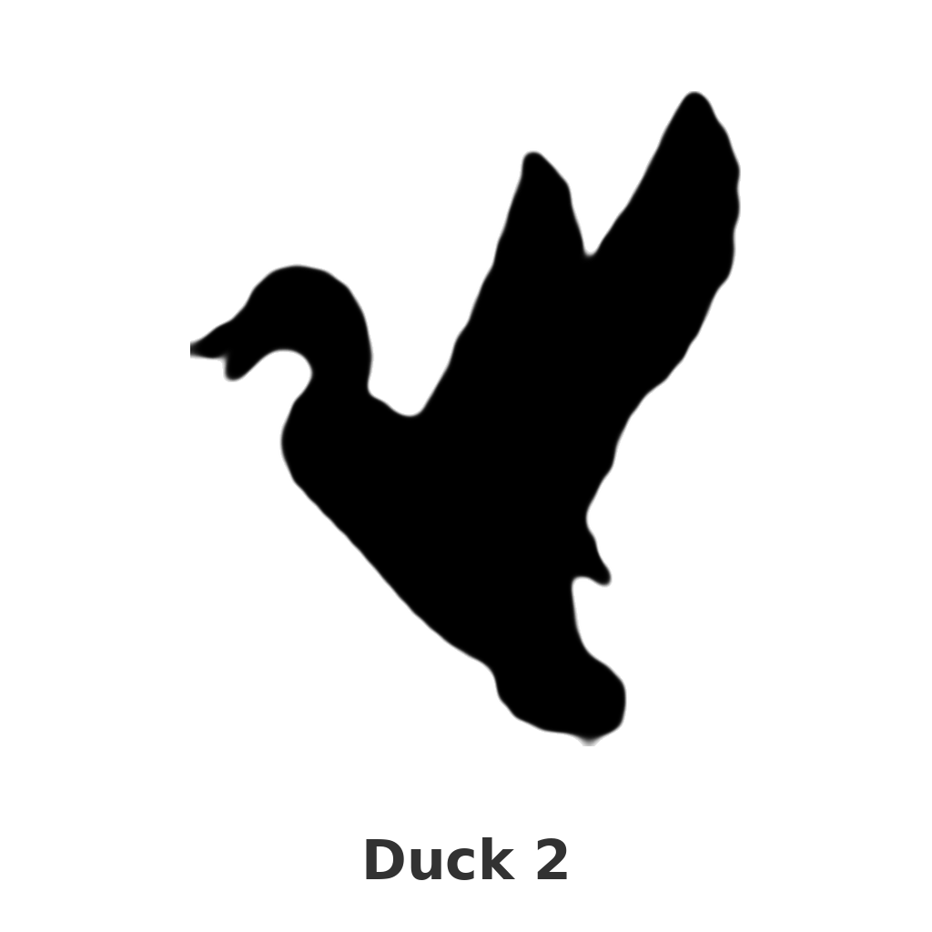 Duck 2 design silhouette – Arched Welcome Sign (photo coming soon)