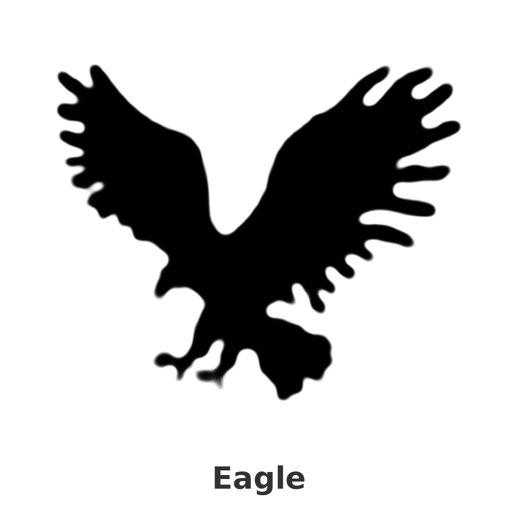 Eagle design silhouette – Arched Welcome Sign (photo coming soon)