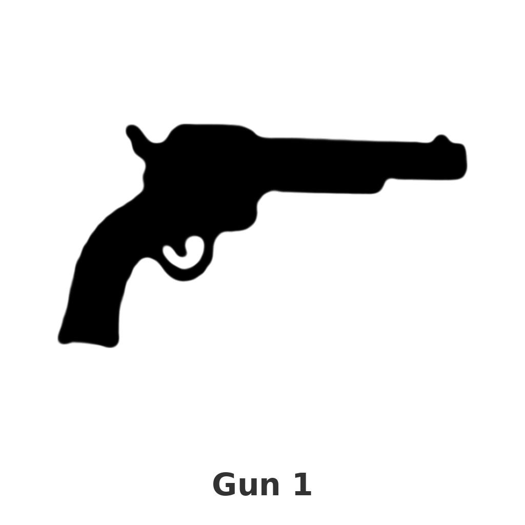 Gun 1 design silhouette – Arched Welcome Sign (photo coming soon)