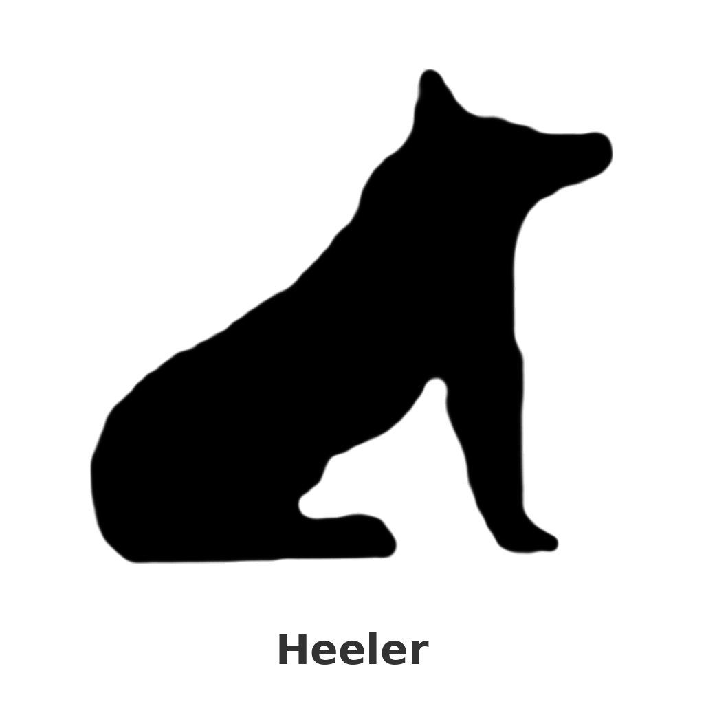Heeler design silhouette – Arched Welcome Sign (photo coming soon)