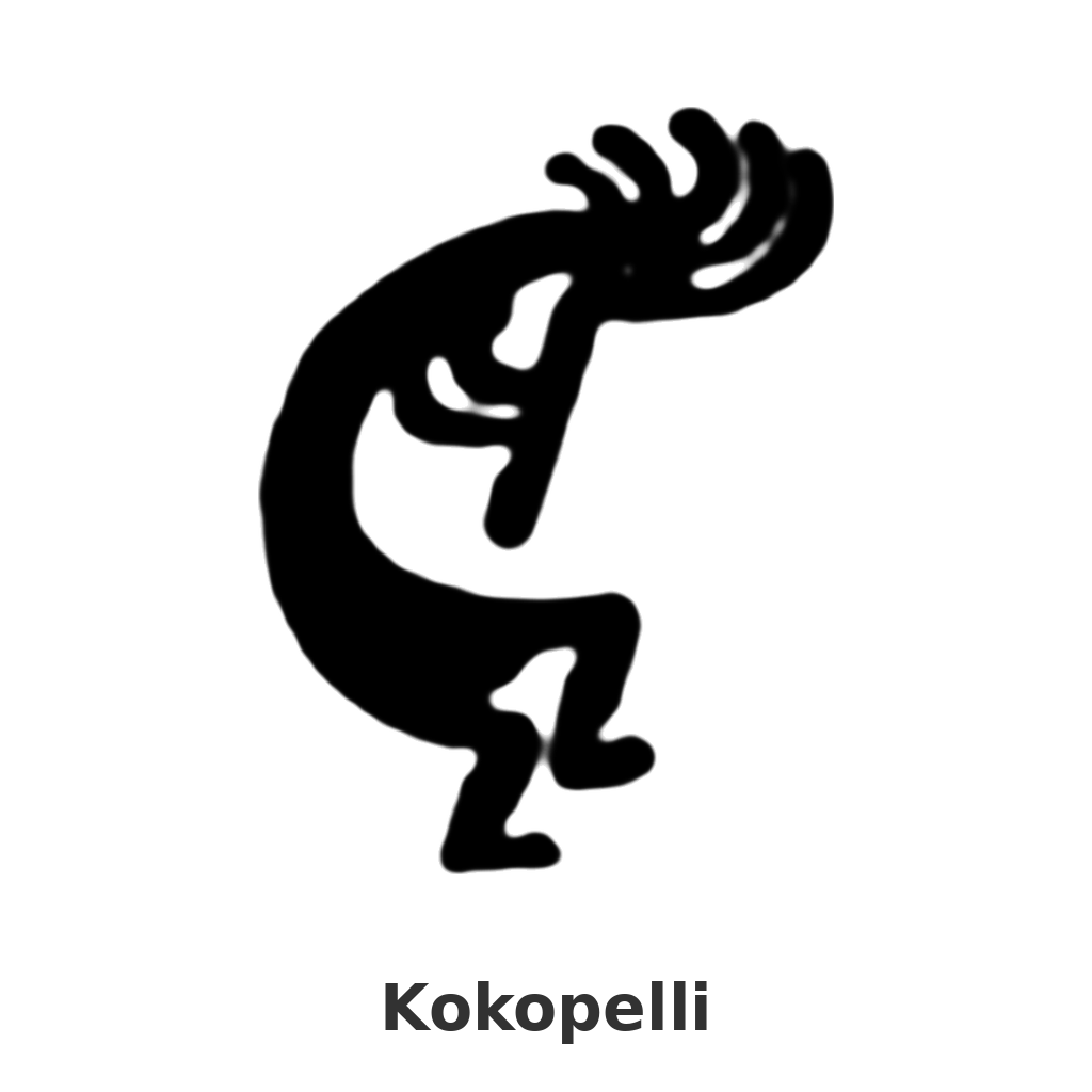 Kokopelli design silhouette – Arched Welcome Sign (photo coming soon)