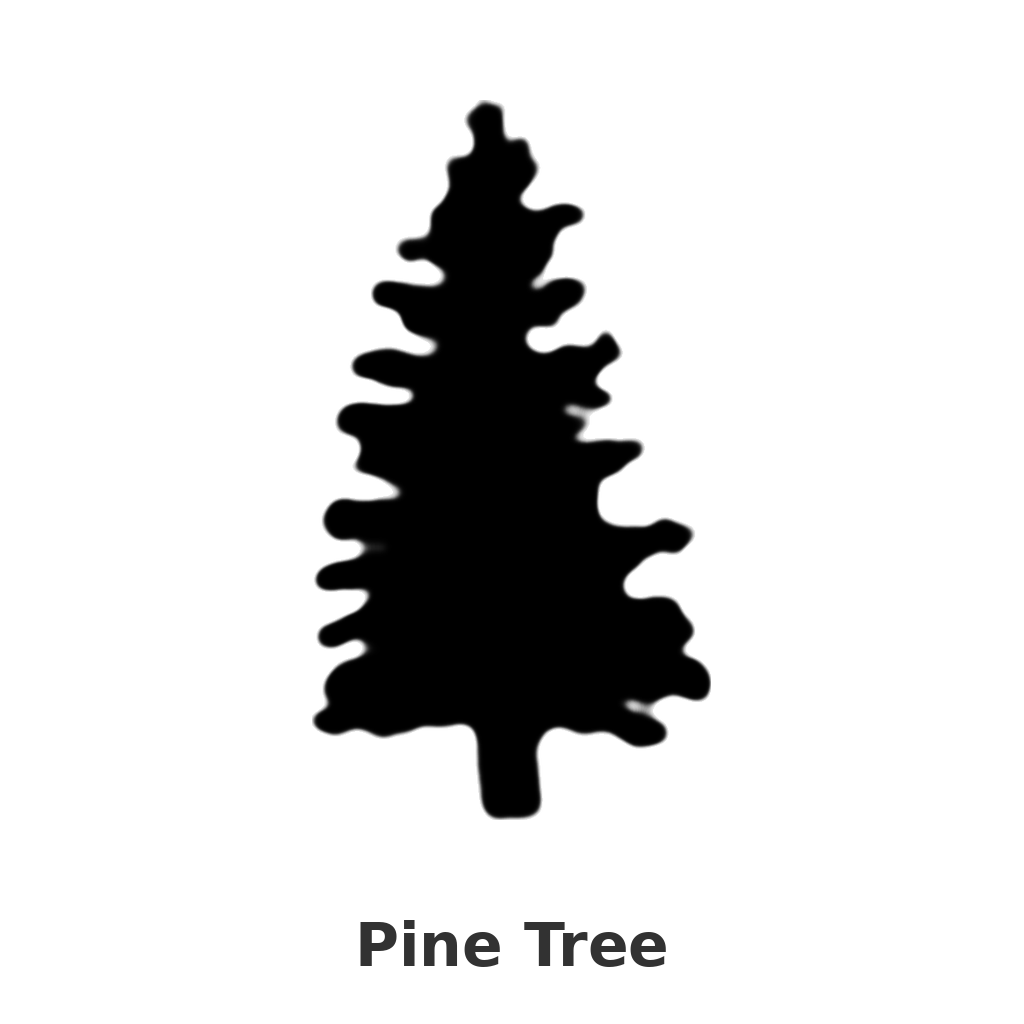 Pine Tree design silhouette – Arched Welcome Sign (photo coming soon)