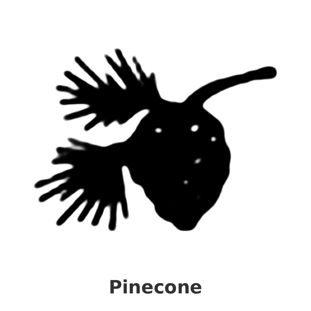 Pinecone design silhouette – Arched Welcome Sign (photo coming soon)