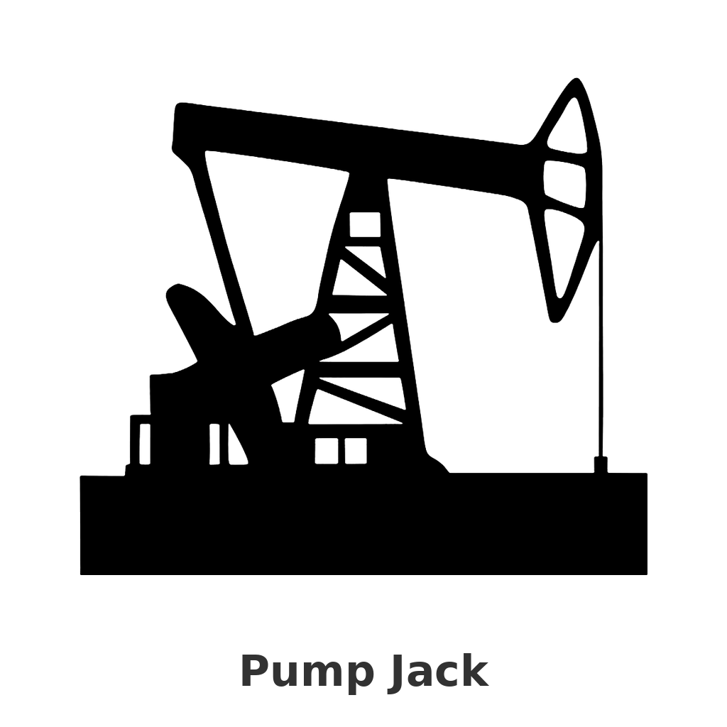 Pump Jack design silhouette – Arched Welcome Sign (photo coming soon)
