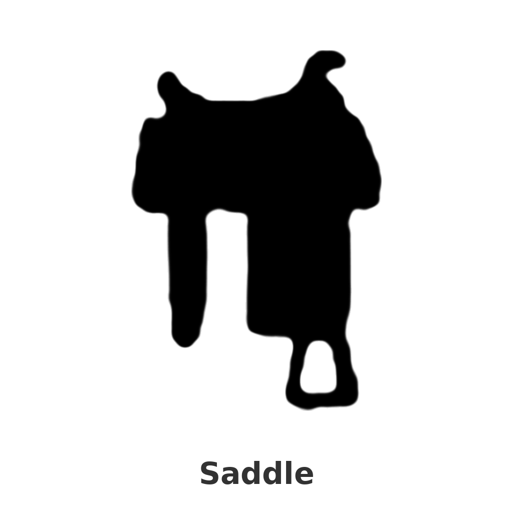 Saddle design silhouette – Arched Welcome Sign (photo coming soon)