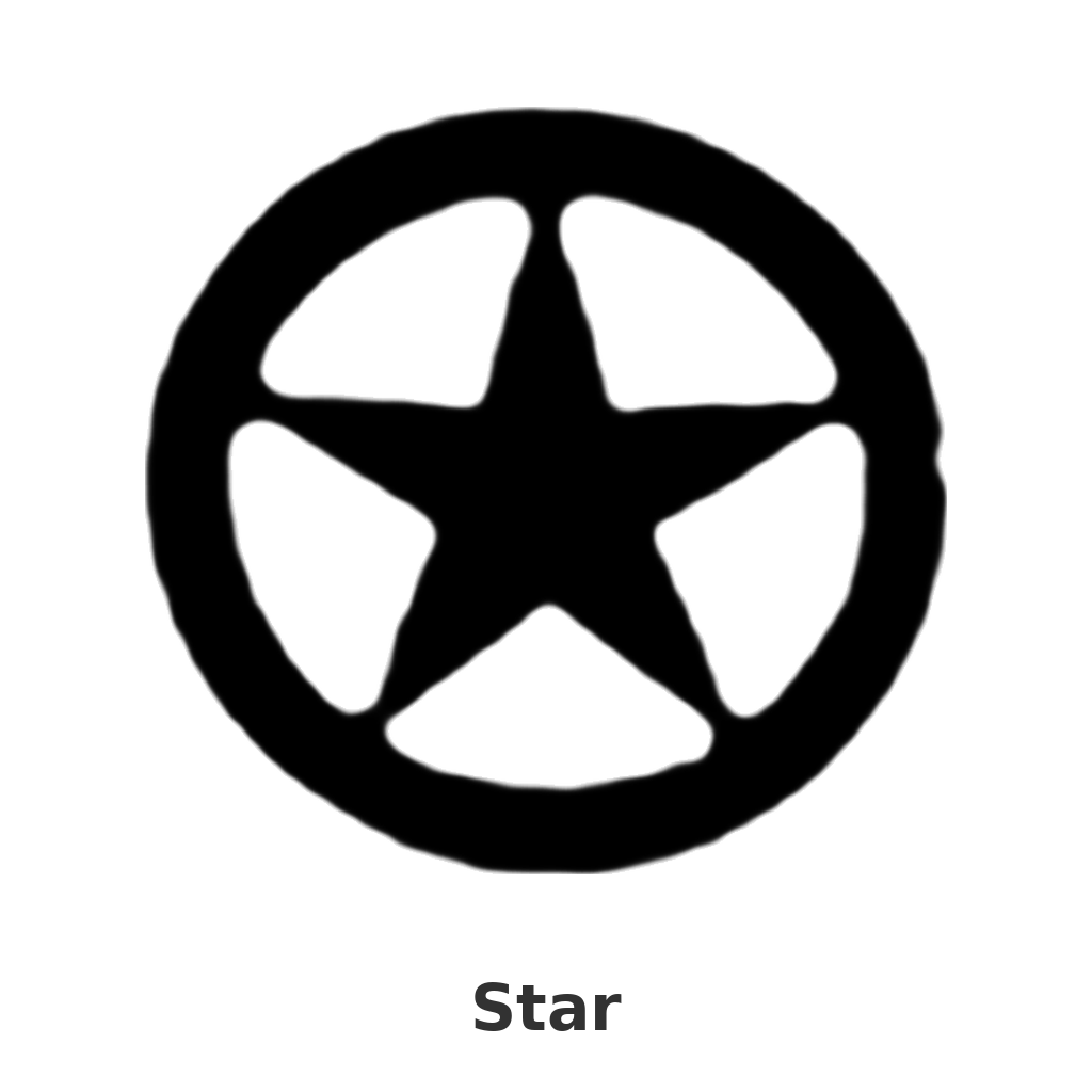 Star design silhouette – Arched Welcome Sign (photo coming soon)