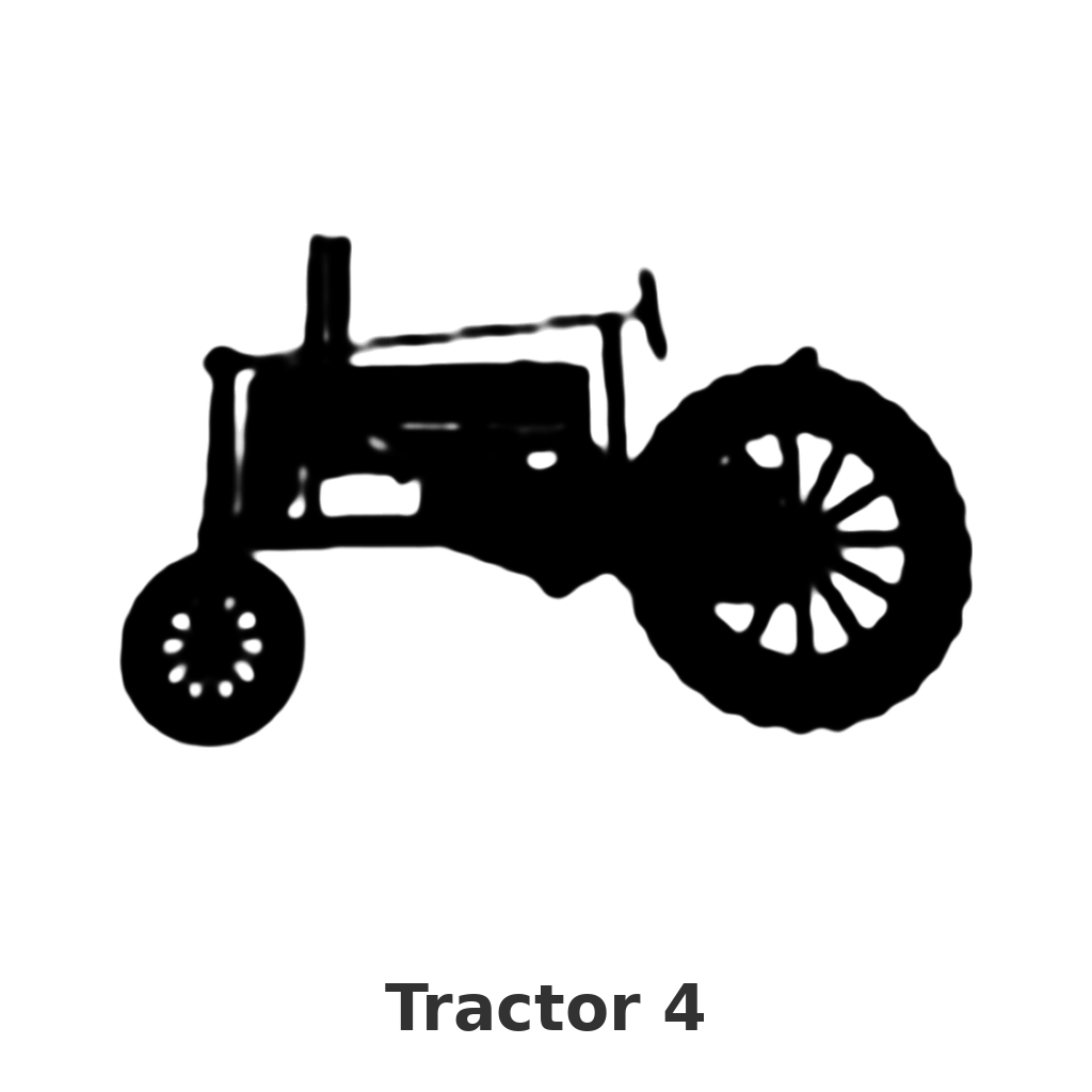 Tractor 4 design silhouette – Arched Welcome Sign (photo coming soon)