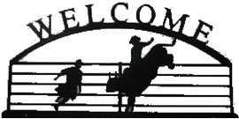 WELCOME BULLRIDER-FENCE