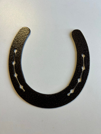 Horseshoe Letter U – finished plasma-cut steel