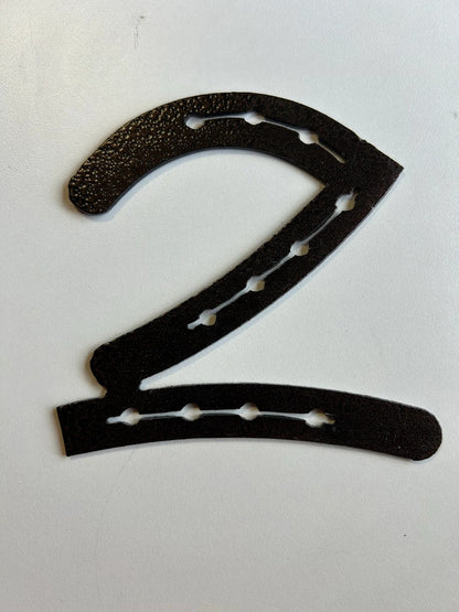 Horseshoe Number 2 – finished plasma-cut steel