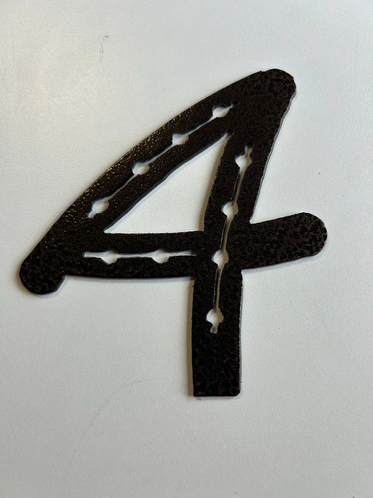 Horseshoe Number 4 – finished plasma-cut steel