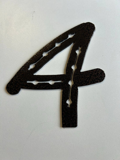 Horseshoe Number 4 – finished plasma-cut steel