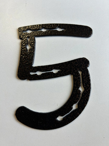 Horseshoe Number 5 – finished plasma-cut steel
