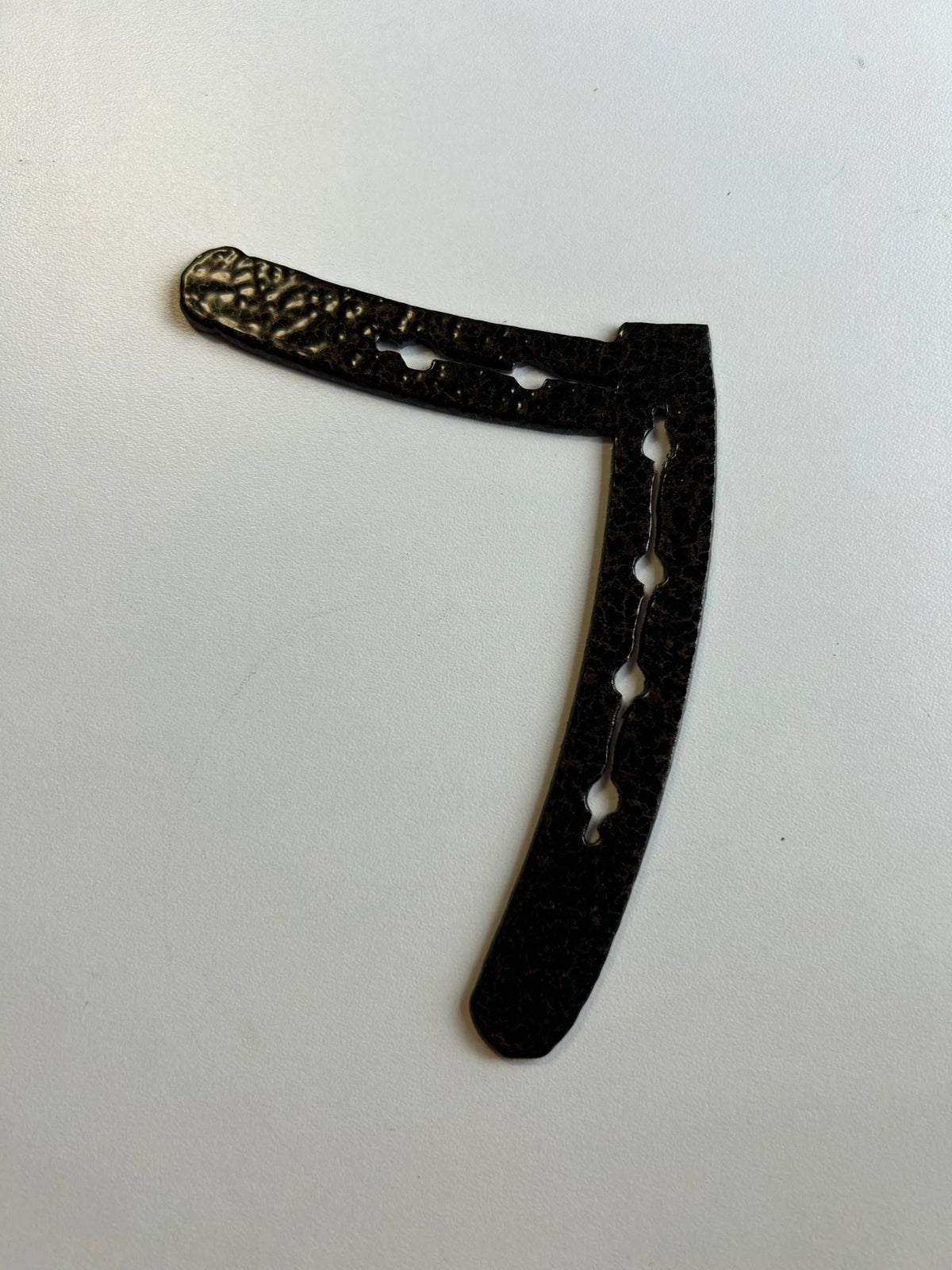 Horseshoe Number 7 – finished plasma-cut steel