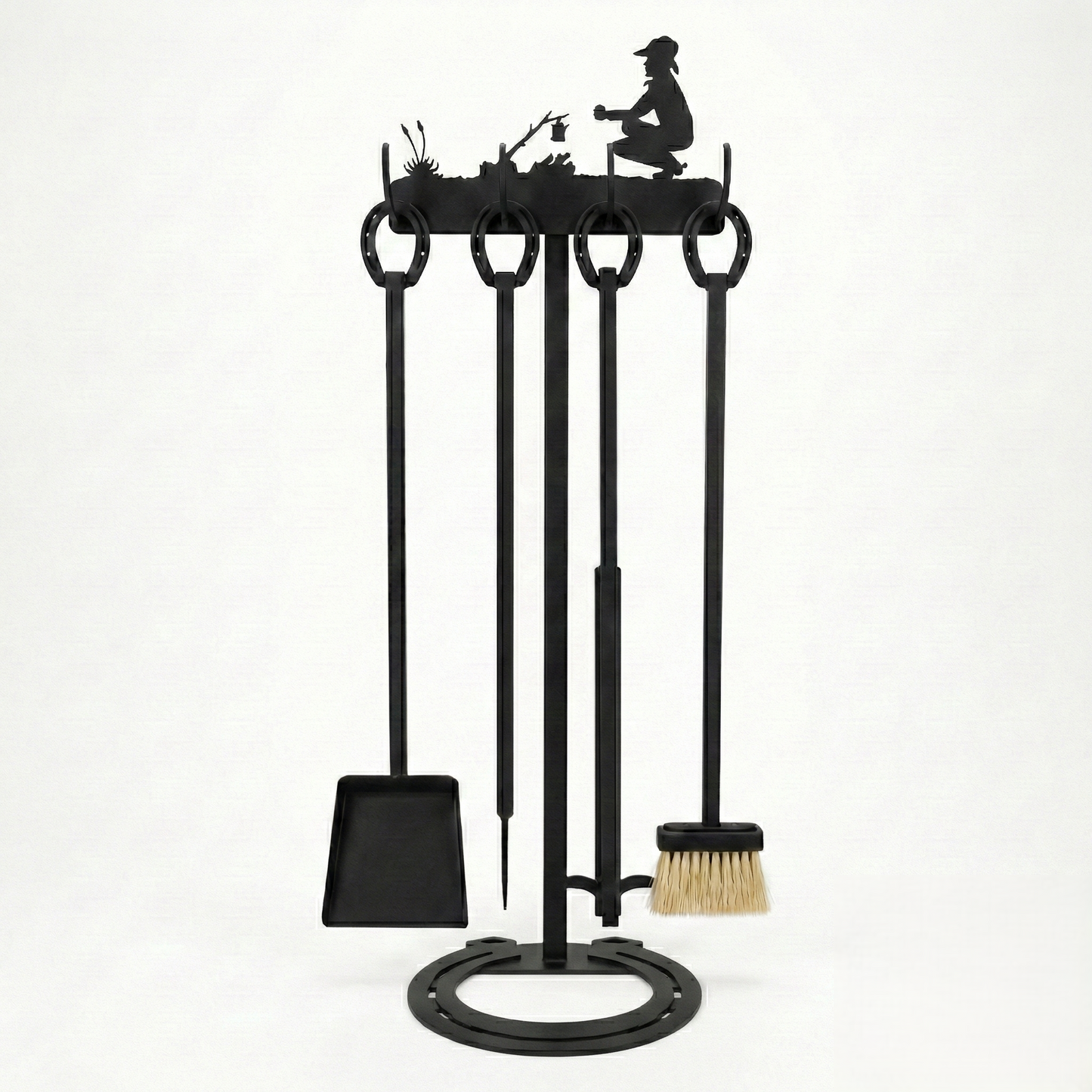 Fireplace Tools Horseshoe Base Top Scene