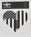 Flag Heart (Nurse) - Vinyl Decal