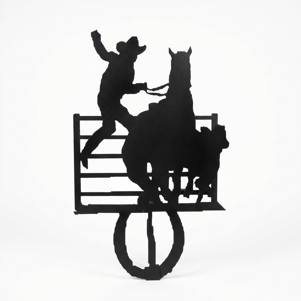 Single Hook Coat Rack - Rolled Metal Hook