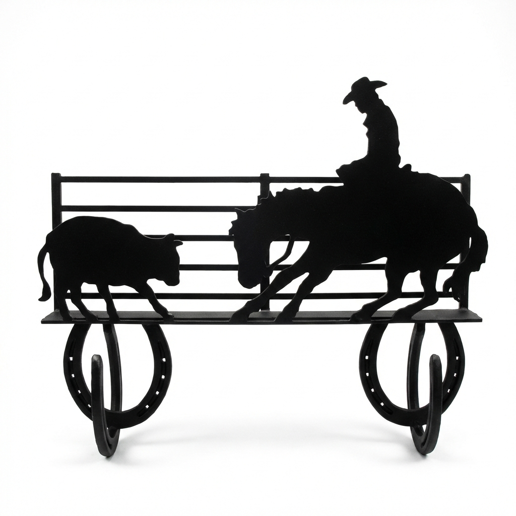 Two Hook Coat Rack - Horseshoe Style Hook