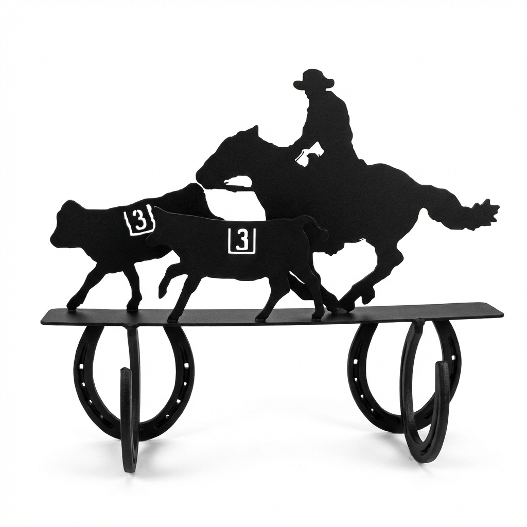 Two Hook Coat Rack - Horseshoe Style Hook