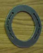 Horseshoe Letter O – unfinished plasma-cut steel