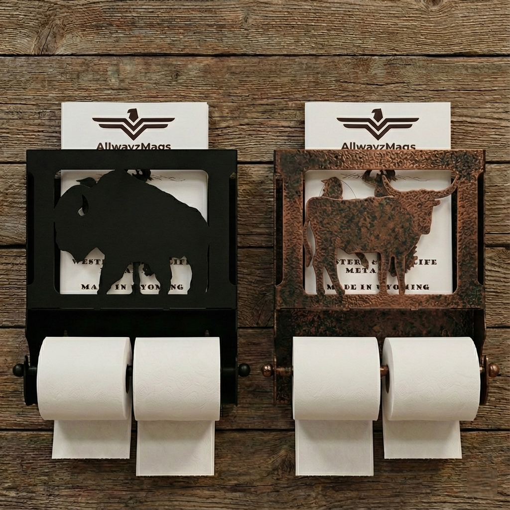 Toilet Paper/ Magazine Rack - Frontier Heritage