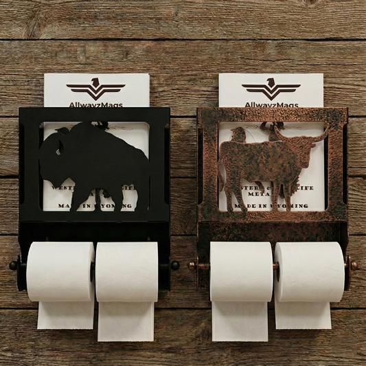 Toilet Paper/ Magazine Rack - Frontier Heritage