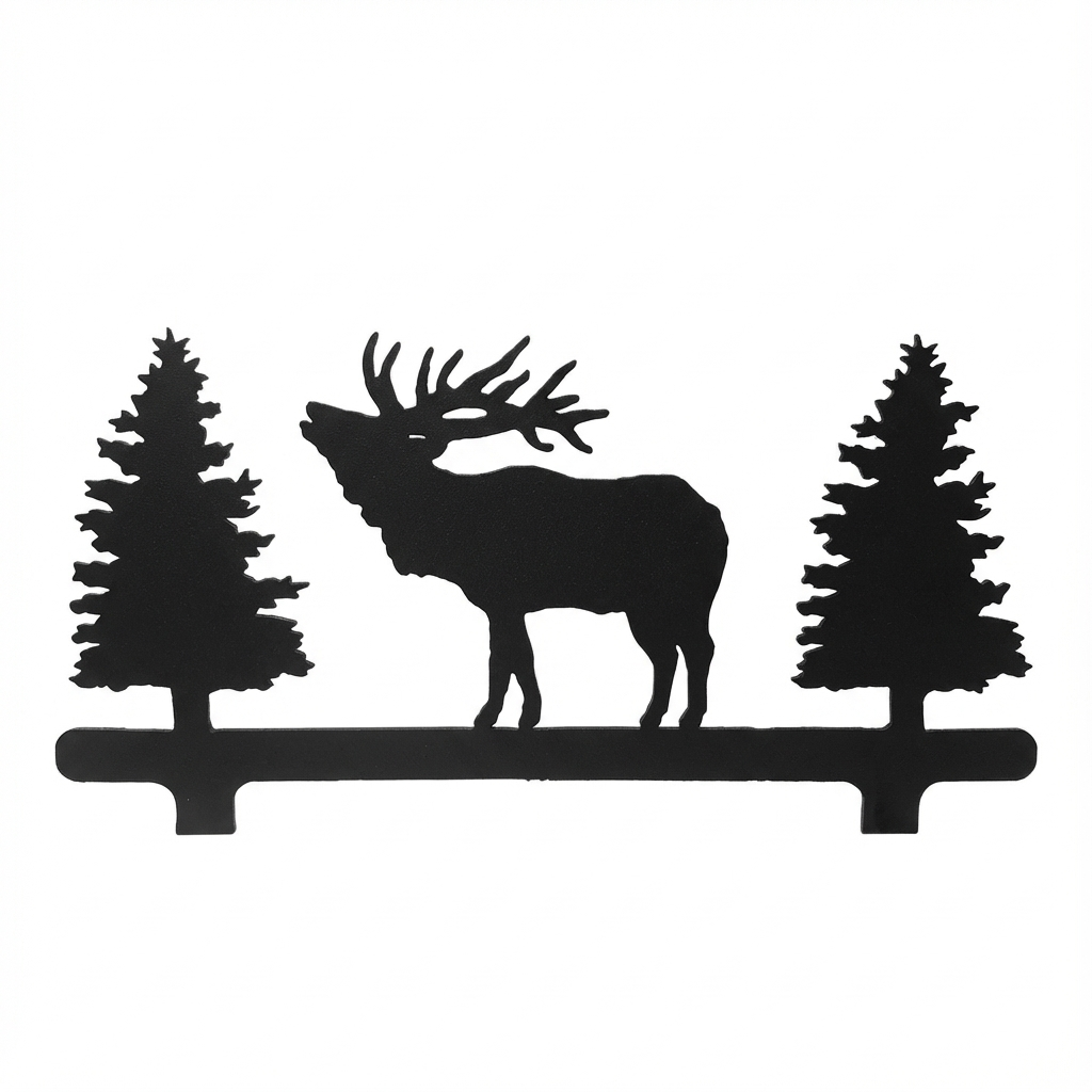 Fireplace Tools Horse and Horseshoe Base Top Scene