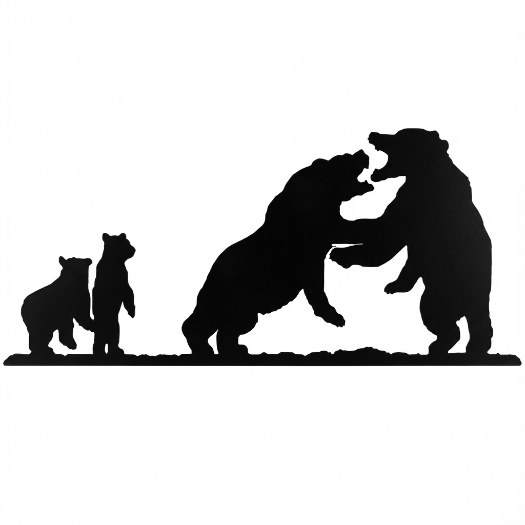 Fireplace Tools Bear Base Top Scene