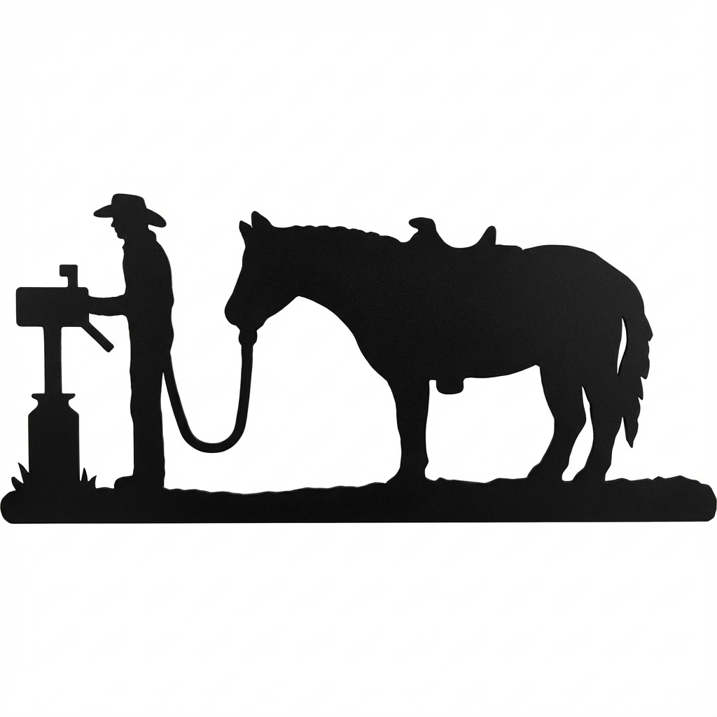 Fireplace Tools Buffalo Base Top Scene