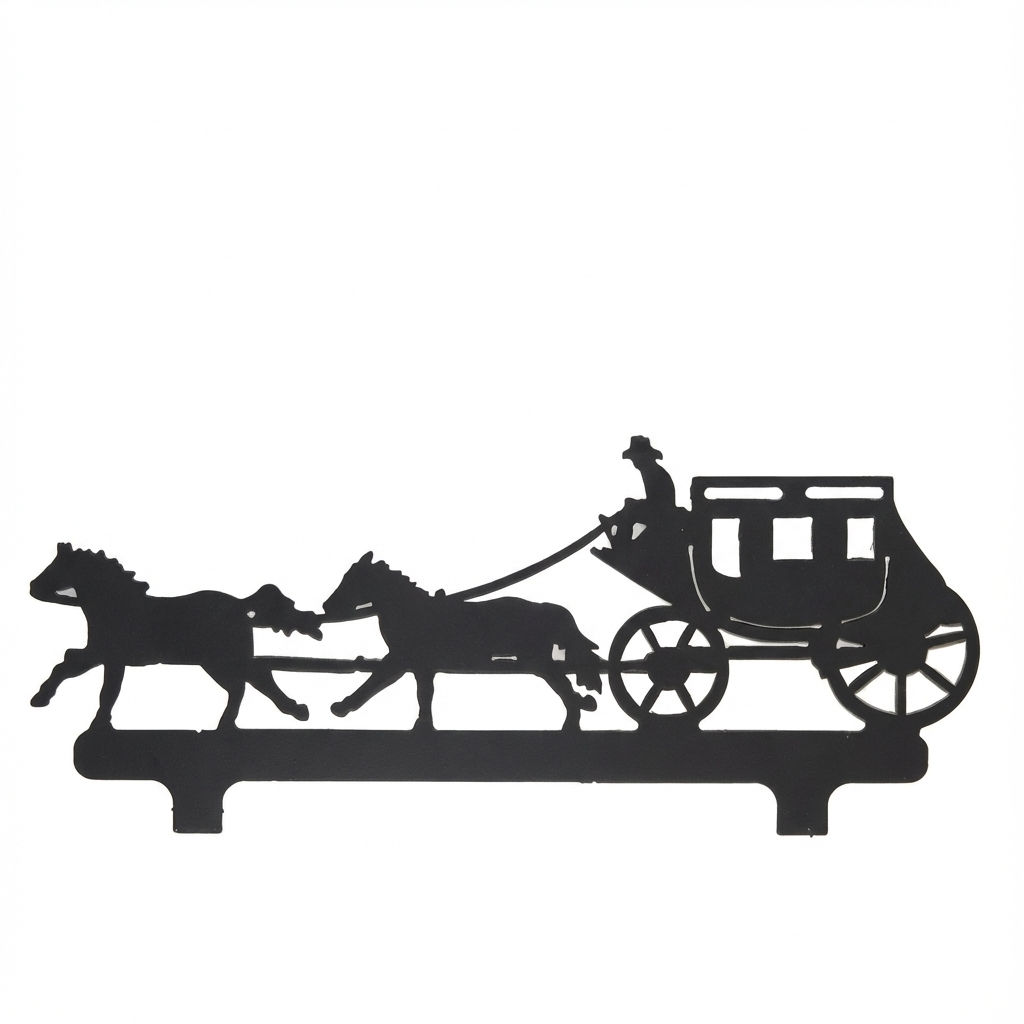 Fireplace Tools Horse and Horseshoe Base Top Scene