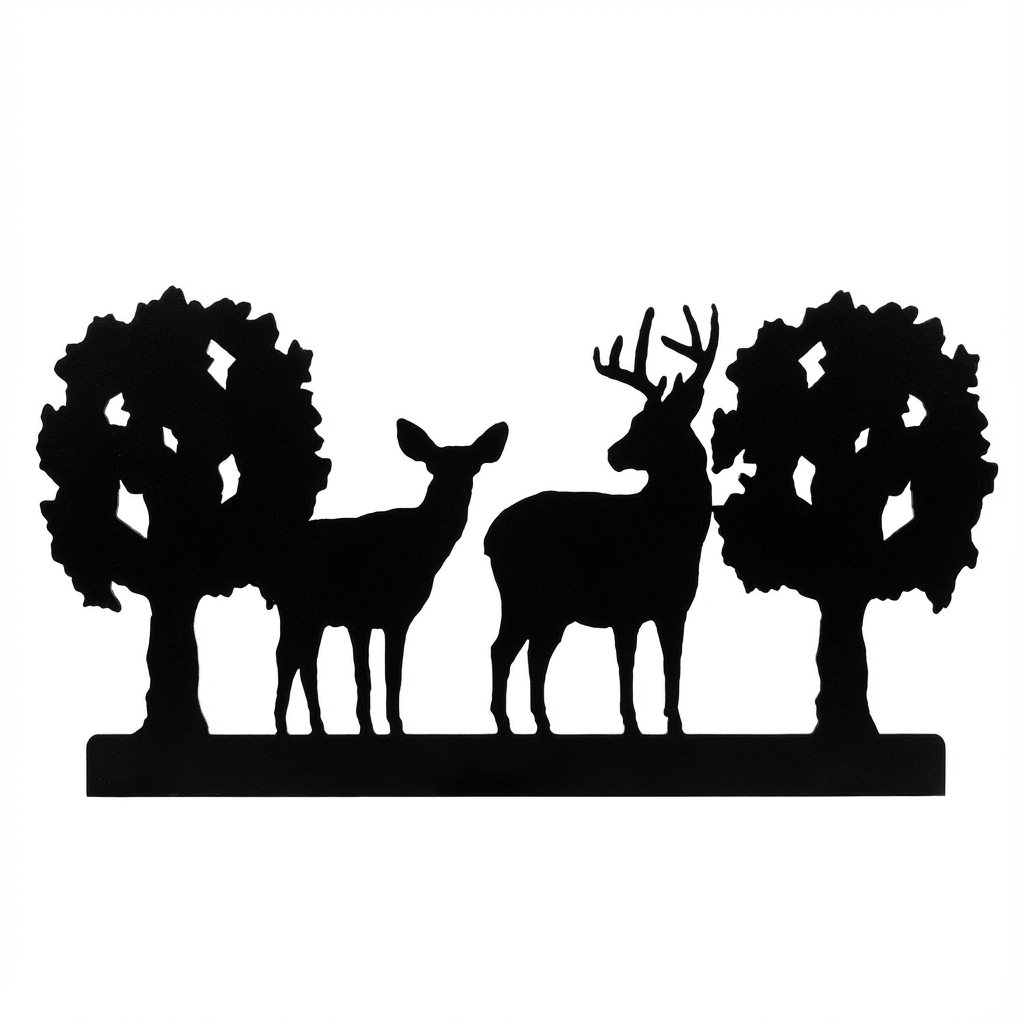 Fireplace Tools Horse and Horseshoe Base Top Scene