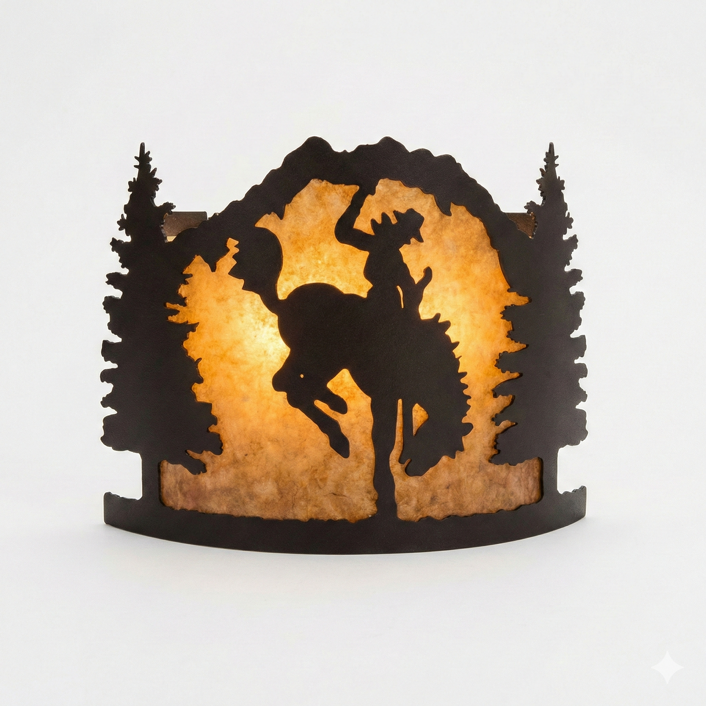 Large Indoor Sconce - Amber