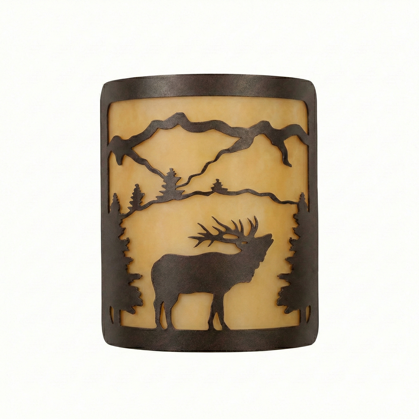 Small Indoor Sconce - Amber