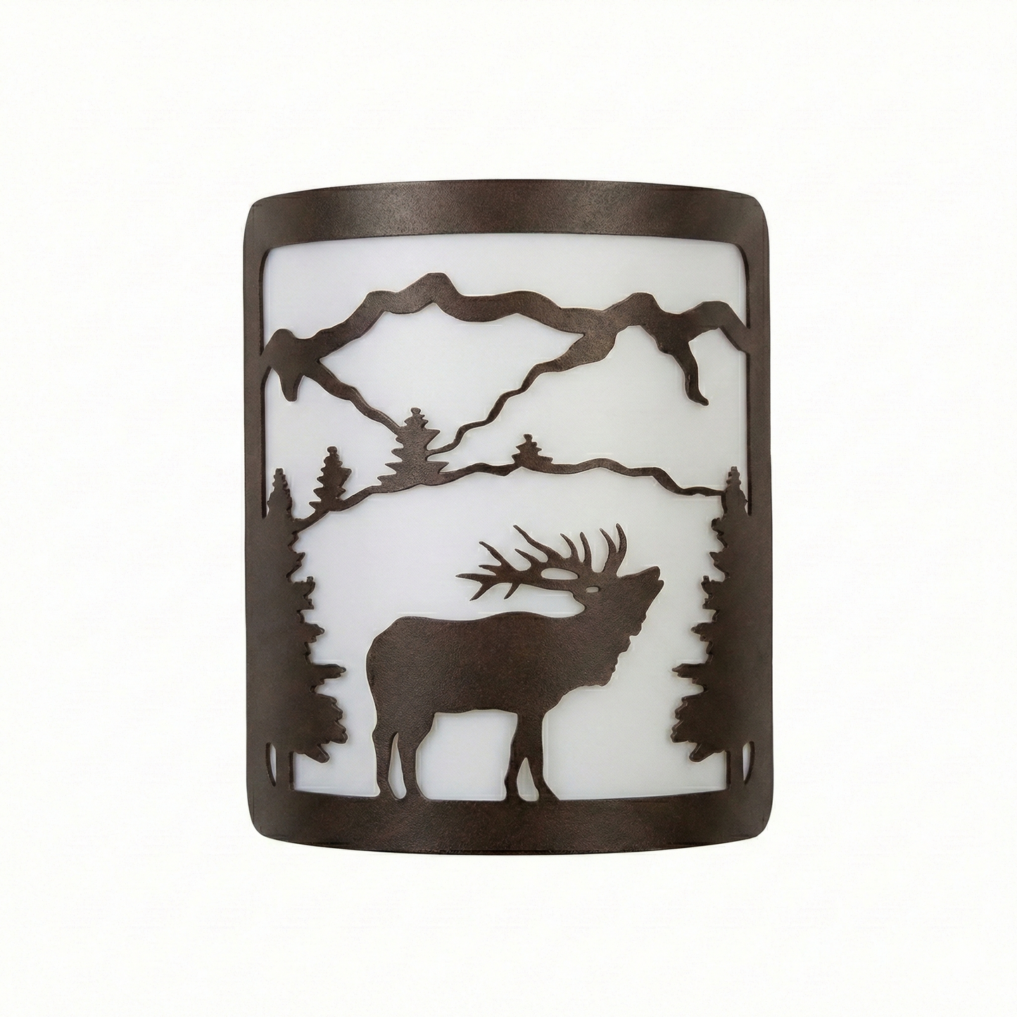 Small Indoor Sconce - White Acrylic